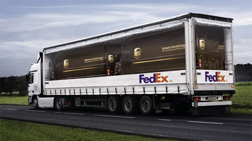 FedEx creative ad.